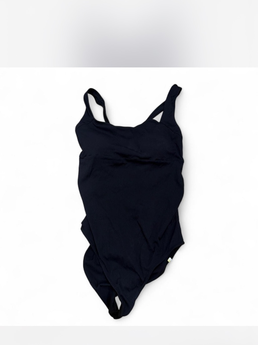 Summersalt Maternity summersalt Black ribbed One-Piece